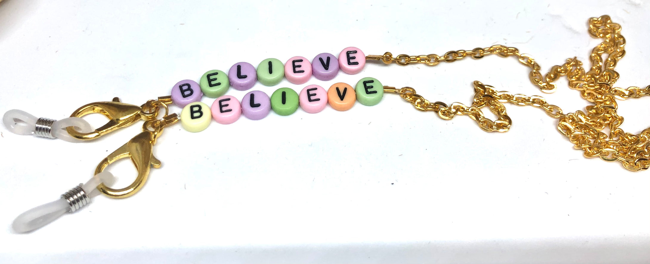 Believe Face Mask Chain