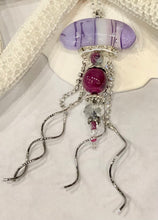 Load image into Gallery viewer, Pink/Purple Beaded Jellyfish
